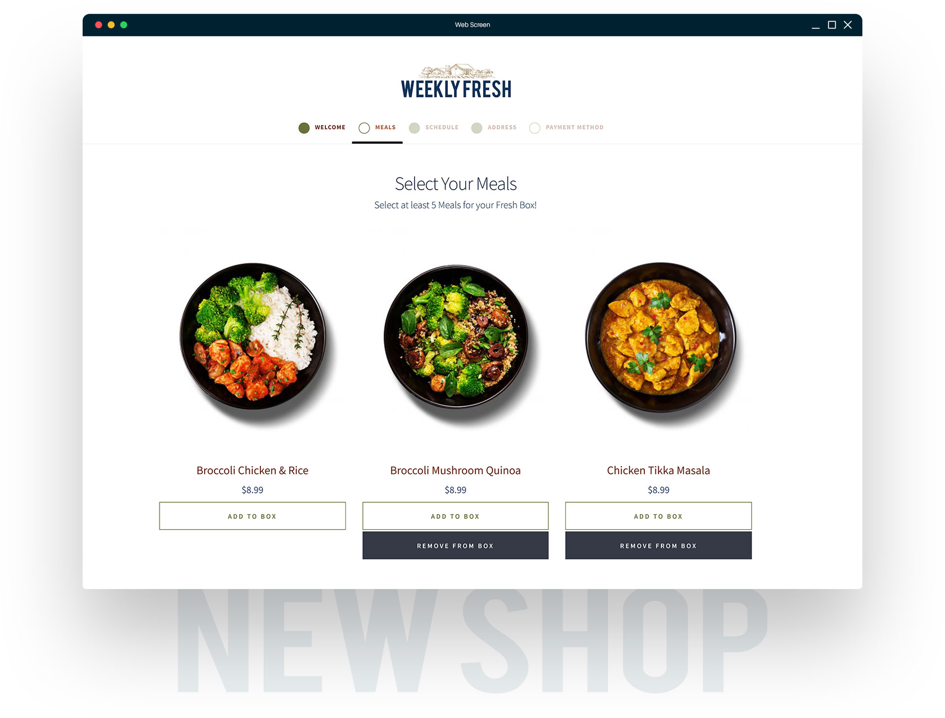 Autoship Cloud WooCommerce Storefront eCommerce Meal Subscription Shop