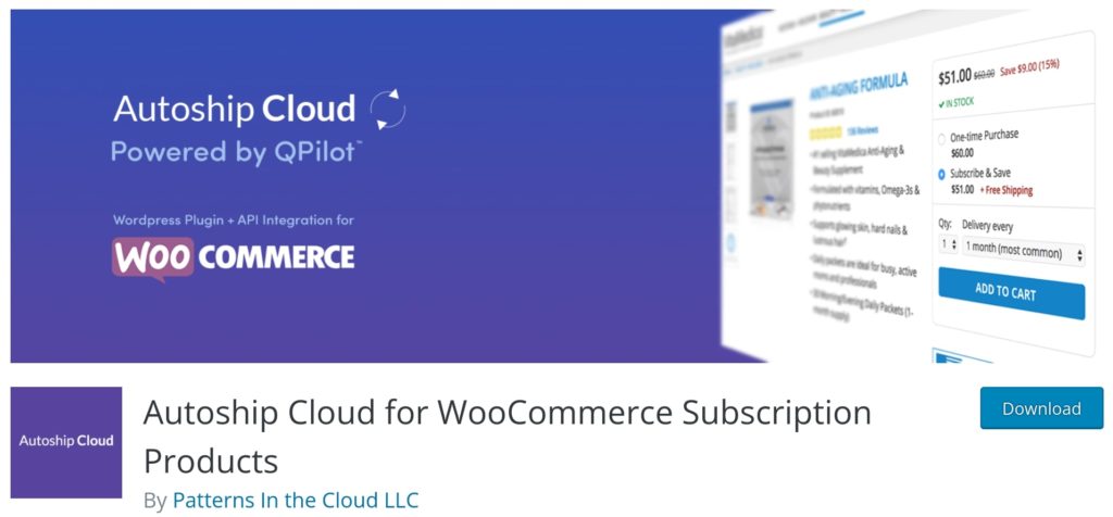 Autoship Cloud - a WooCommerce subscriptions plugin