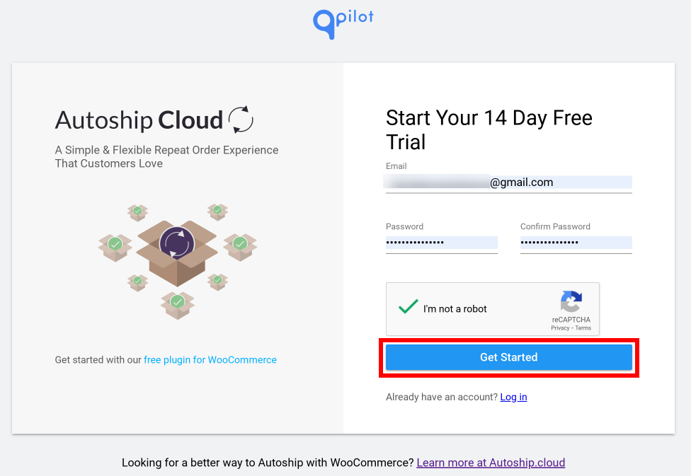 Sign up for QPilot's free trial.