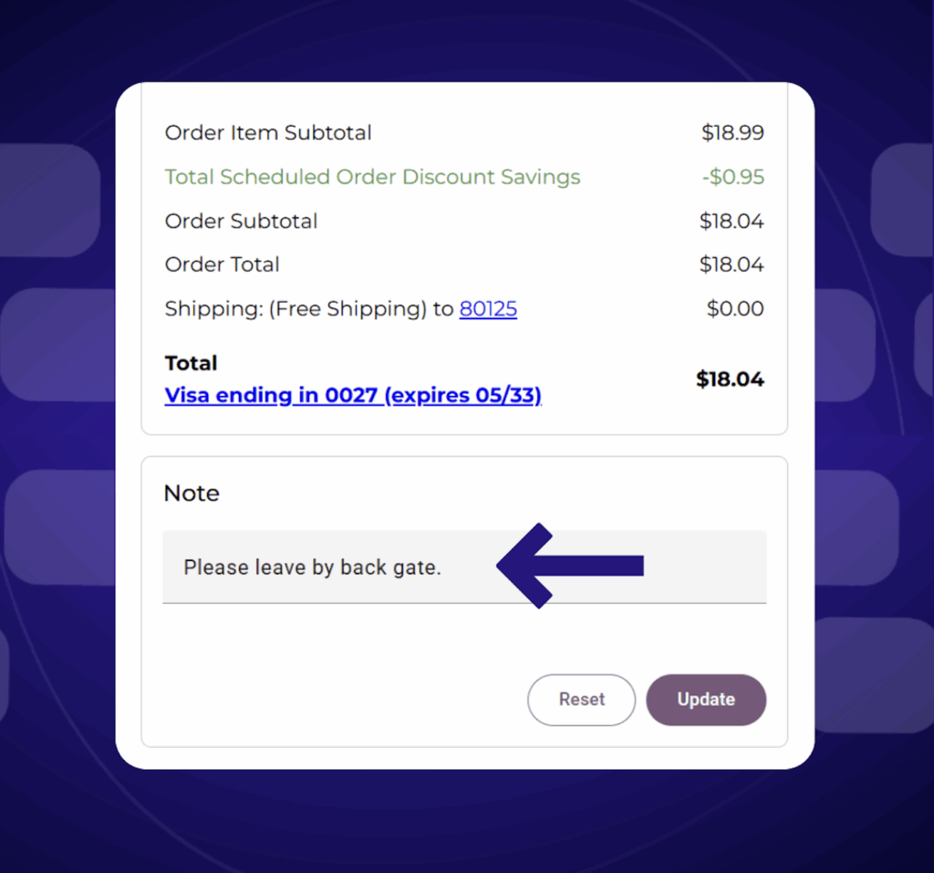 Order notes now available in the v2 portal updates. 