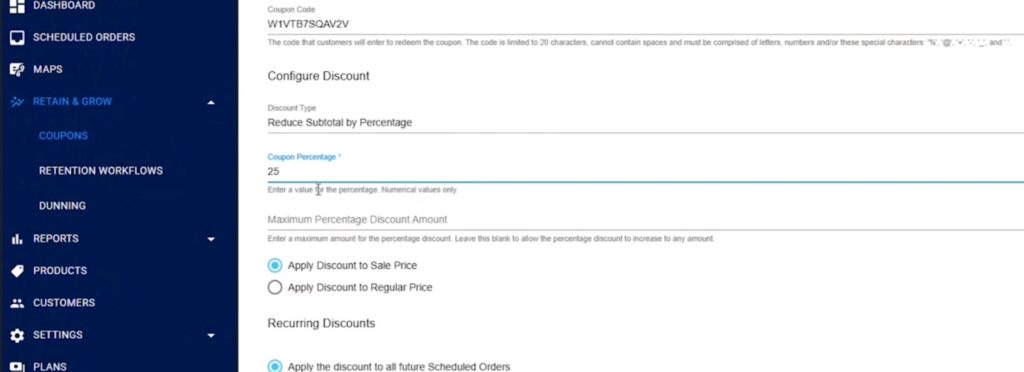 Autoship coupons i Shopify